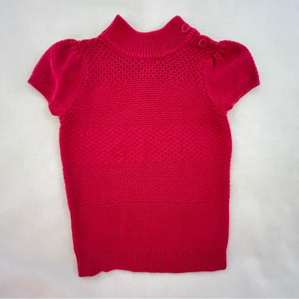 Gymboree Sunflower Smiles pink short sleeve sweater